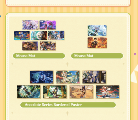 Genshin - HoYoFest 2023 - Genshin merchandise 7