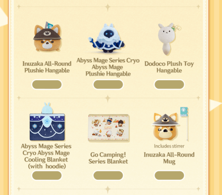 Genshin - HoYoFest 2023 - Genshin merchandise 10