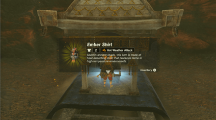 Ember Shirt Location