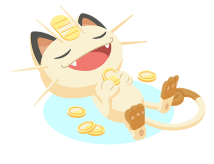 Pokemon Sleep - Snoozing Meowth