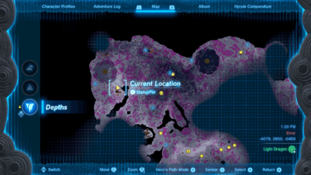 TOTK - Cap of Time Location