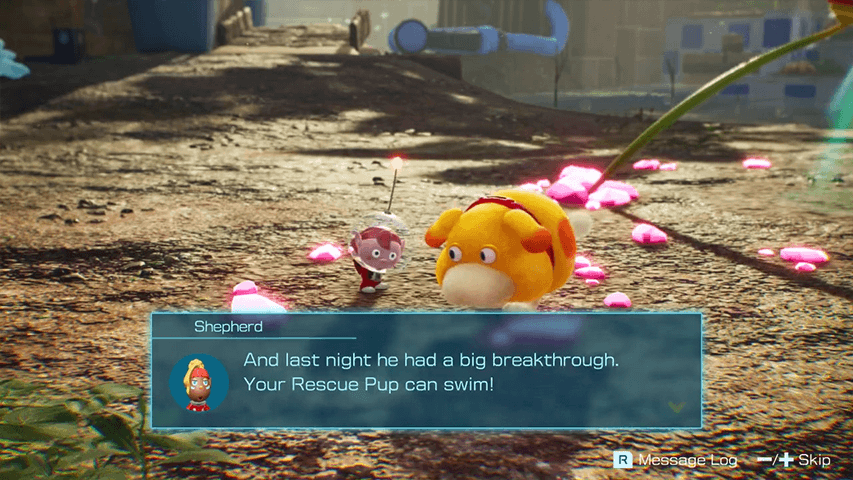 Pikmin 4 - Oatchi Learns to Swim