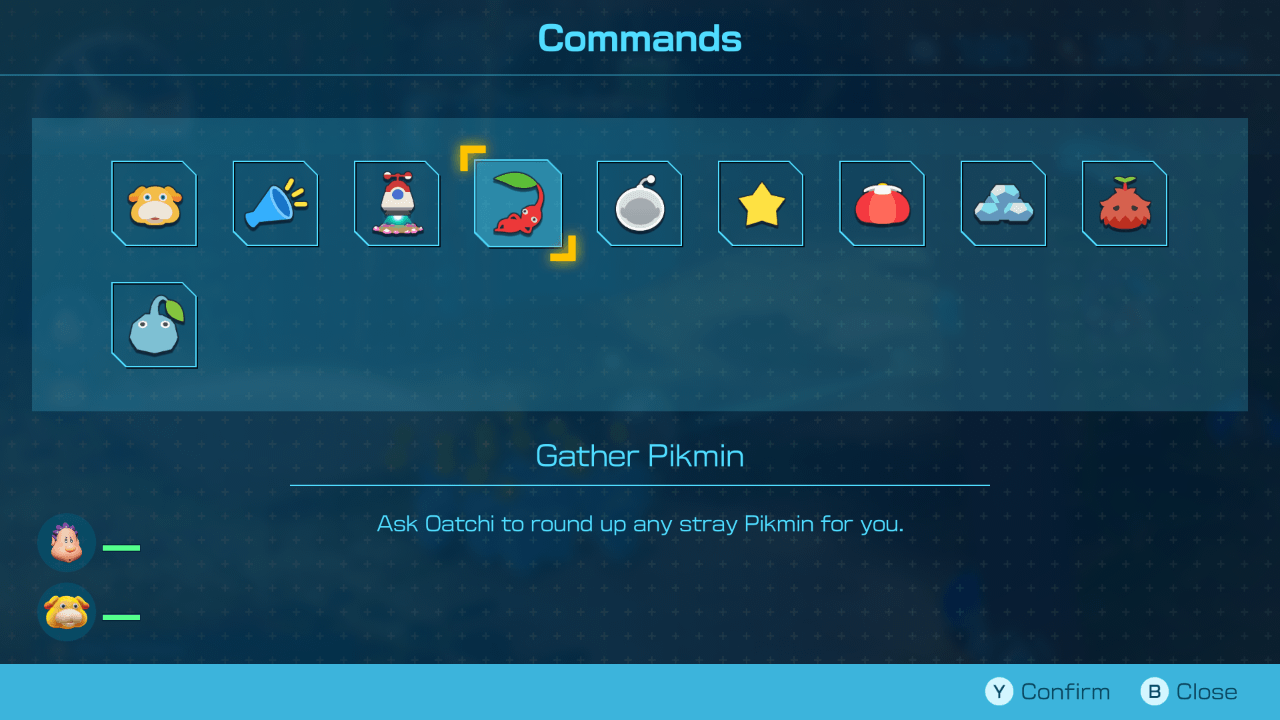 Pikmin 4 - Oatchi Commands