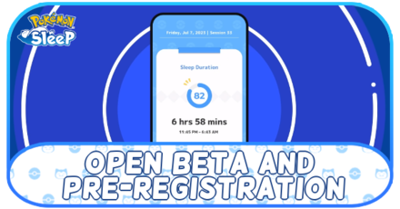 Pokemon Sleep Open Beta and Pre Registration