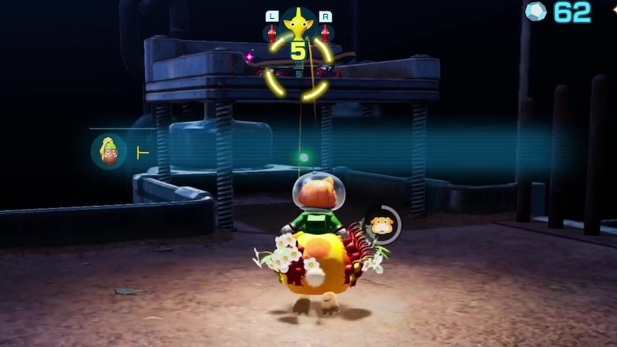 Pikmin 4 - Yellow Pikmin being thrown high