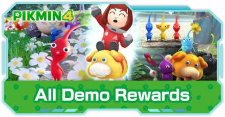 Pikmin 4 - All Demo Rewards