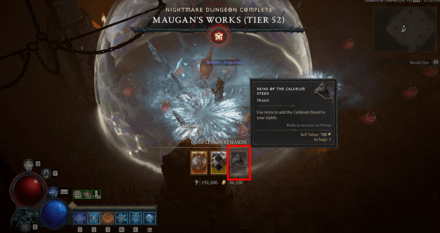Diablo IV - Caldeum Steed Item Drop