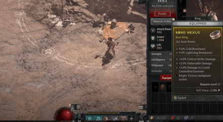 Diablo 4 - Malignant Hearts Infested Sockets