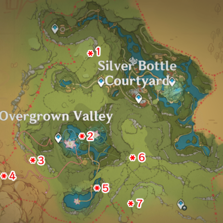 Genshin - All Choo-Choo Cart Challenge Locations