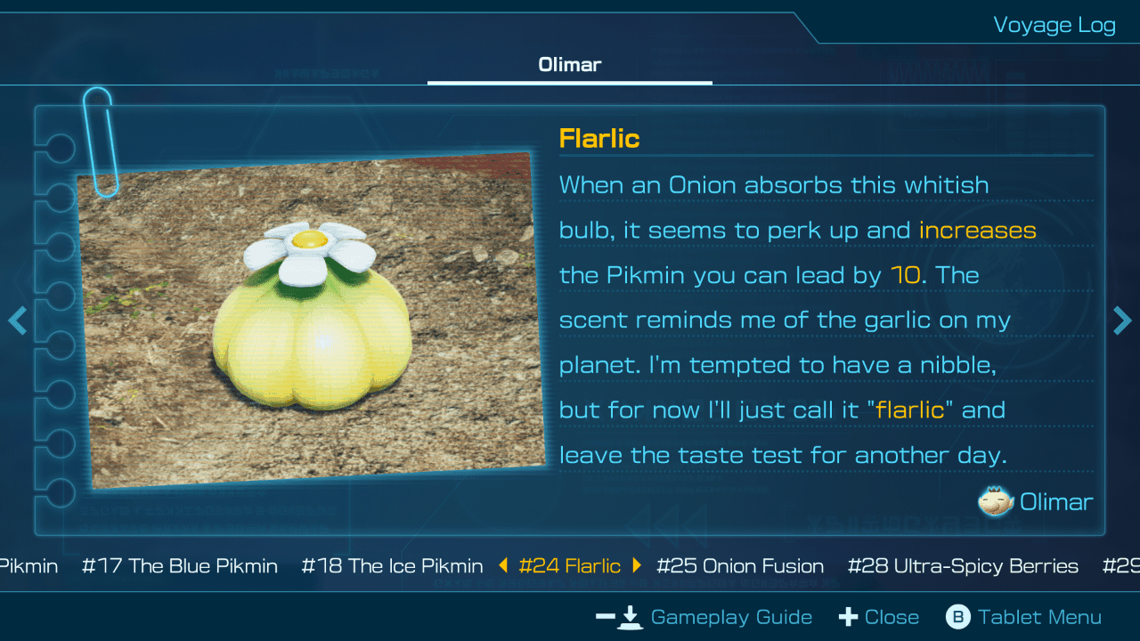 Pikmin 4 - Flarlic Info
