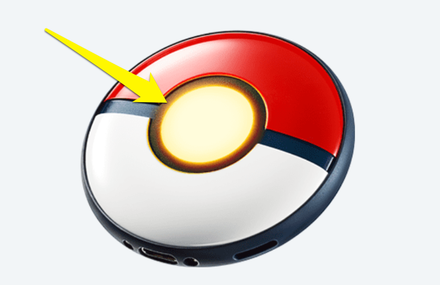 Pokemon Go Plus Plus Main Button