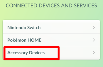 Pokemon GO Accessory Devices