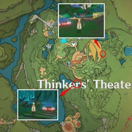 Genshin - Water Droplet Scene Note Location