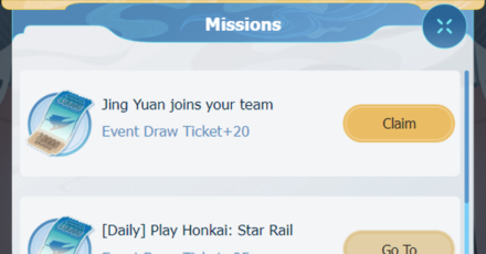 Honkai Star Rail - Xianzhou Cruise - Earn Draw Tickets