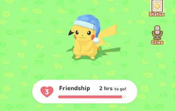 Night Cap Pikachu Friendship