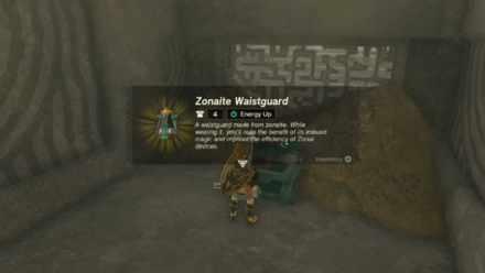 Zonaite Waistguard Location