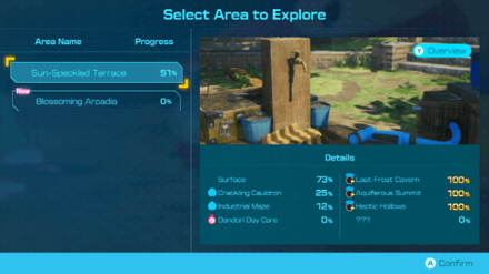 Pikmin 4 - Exploration Menu