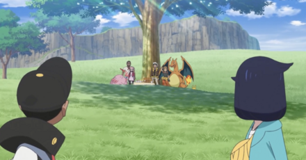 Pokemon Horizons Anime Picnic Liko Roy and Rising Voltage