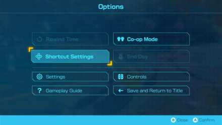 Pikmin 4 - Settings - Shortcuts
