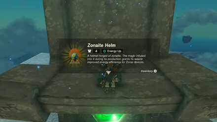 Zonaite Helm Location