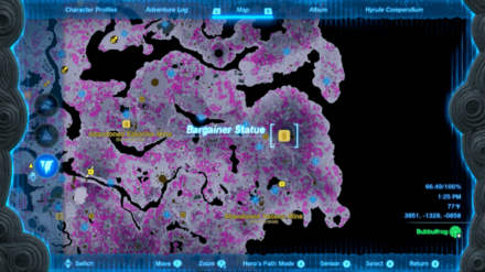 TOTK - Hood of the Depths Location