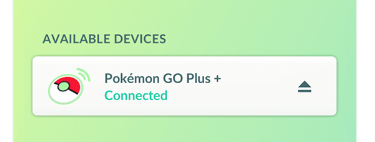 Pokemon GO Plus Plus Connected to Pokemon GO