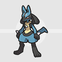 Pokemon Scarlet and Violet SV - Lucario Gray