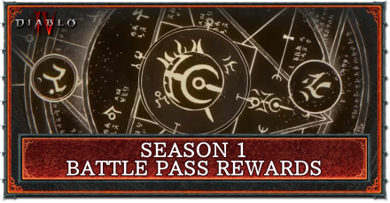 Diablo 4 - Season 1 Battle Pass Rewards