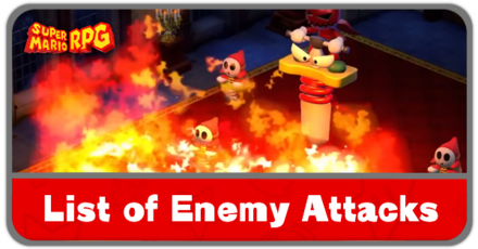 Super Mario RPG - List of Enemy Attacks