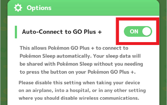 Pokemon Sleep - Auto-Connect to GO Plus Plus