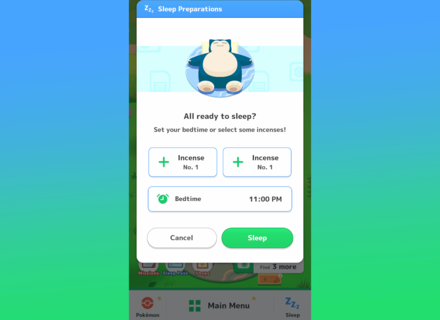 Pokemon Sleep - Sleep Preparations