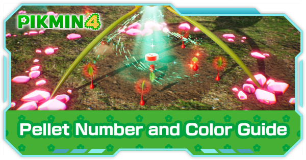 Pikmin 4 - Pellet Number and Color Guide