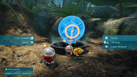 Pikmin 4 - Burrow of Beginnings Overworld Location