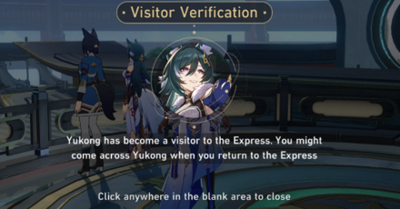 Honkai Star Rail - For I Have Touched the Sky - Yukong Visitor