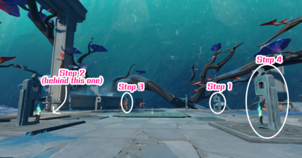 Honkai Star Rail - How to Remove the Three Vidyadhara Seals Map Puzzle 2 Step 1