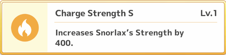 Pokemon Sleep - Charge Strength S Skill