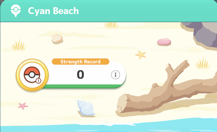 Pokemon Sleep - Cyan Beach