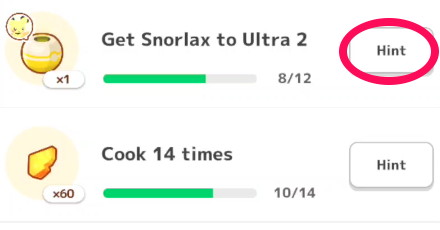 Pokemon Sleep - Weekly Mission Hints