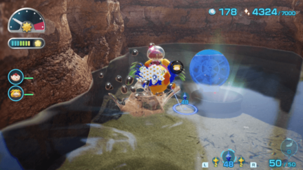 Pikmin 4 - Engulfed Castle Overworld Location