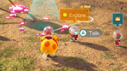 Pikmin 4 - Collin at the Rescue Command Post