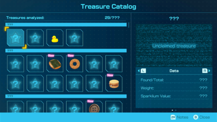 Pikmin 4 - Schnauz Treasure Catalog