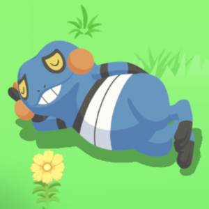 Pokemon Sleep - Croagunk Loafing Sleep