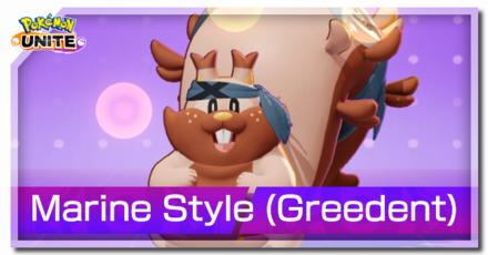 Pokemon UNITE - Marine Style Greedent Banner