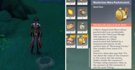 Genshin - Mysterious Mora Pocketwatch Location 2