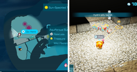 Pikmin 4 - Aquiferous Summit Castaway Near the Exit