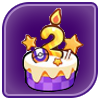 Pokemon UNITE - 2nd Anniversary Cake Challenge Sticker Icon