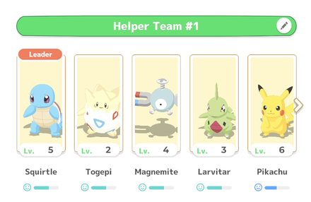 Pokemon Sleep - Helper Team