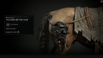 Talisman of the Cage Cosmetic