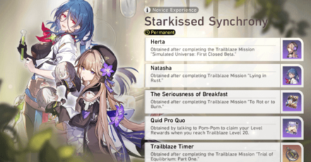 Honkai Star Rail - Starkissed Synchrony Event