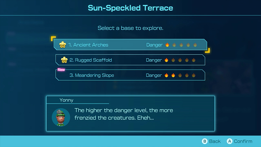 Pikmin 4 - Night Expedition Unlocked Bases